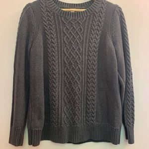 Grey L.L. Bean sweater